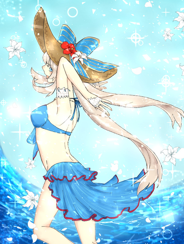 水着の王妃さま
