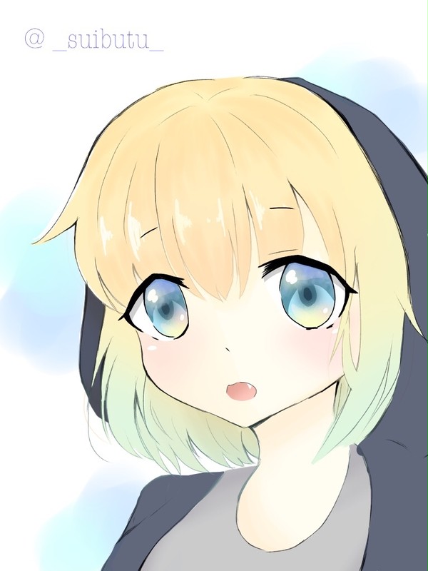 八重歯の女の子
