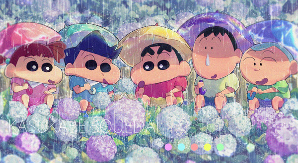 春日部防卫队的雨间巡逻