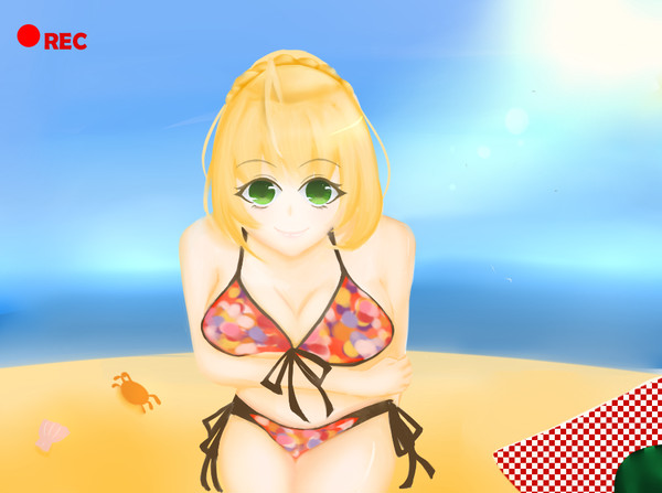 水着のネロさん