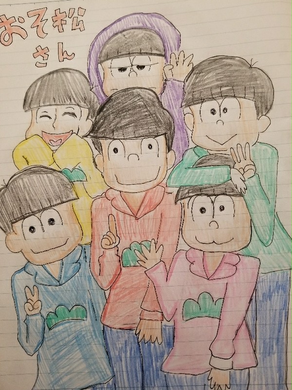 下手くそだけど初書きのイラストが出てきた笑