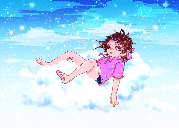 雲に乗って