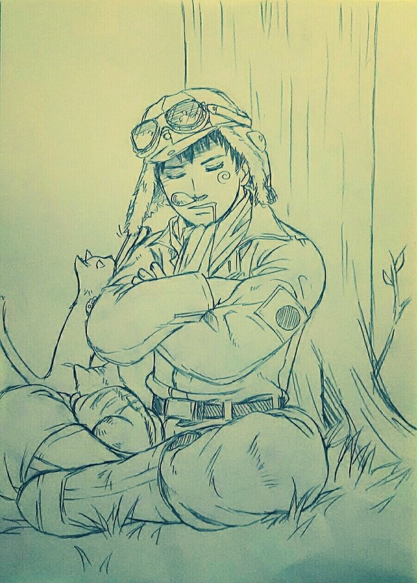 「…………んだぁコノヤロゥ……(ﾑﾆｬﾑﾆｬ)」
