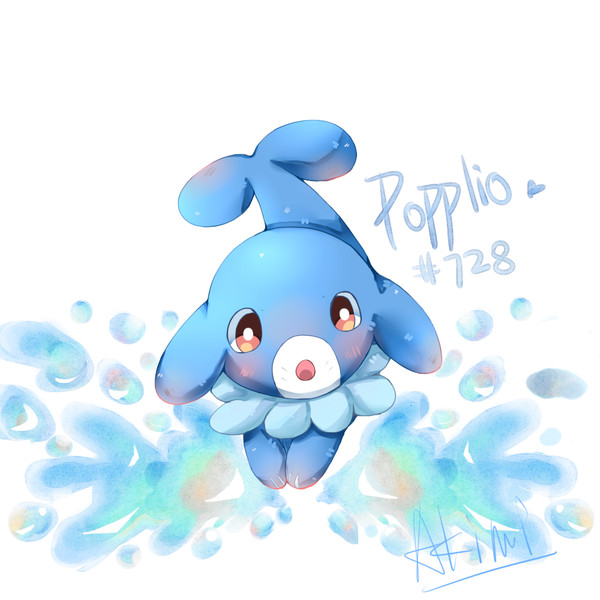 【Pokemon/精灵宝可梦】Popplio 球球海狮w