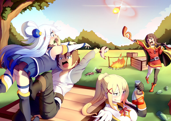 この素晴らしい世界に祝福を! ファンアート - 毎日のトラブル