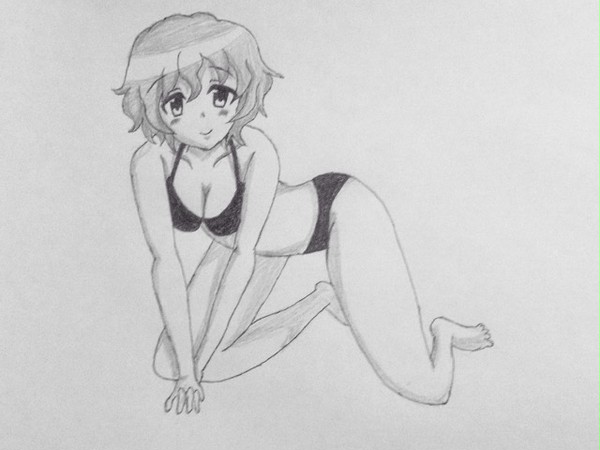 水着赤星小梅ちゃん