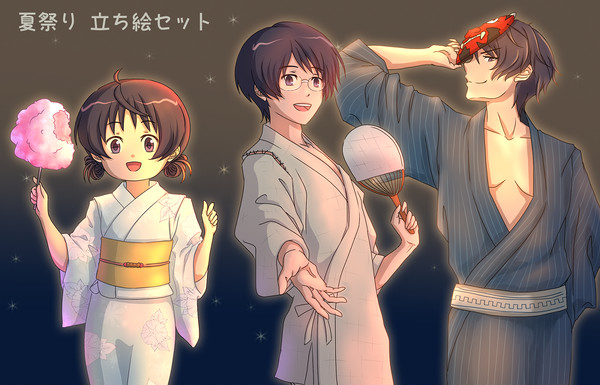 夏祭り立ち絵セット