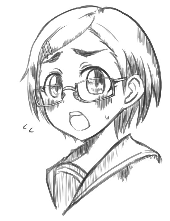 落書き松尾千鶴
