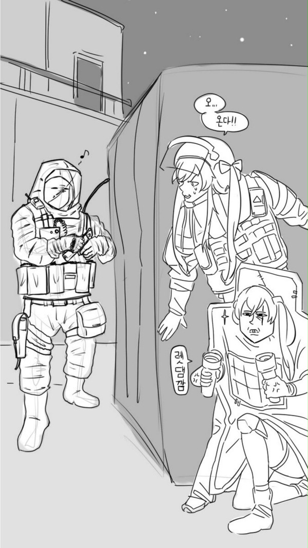 R6S X Girl's Frontline
