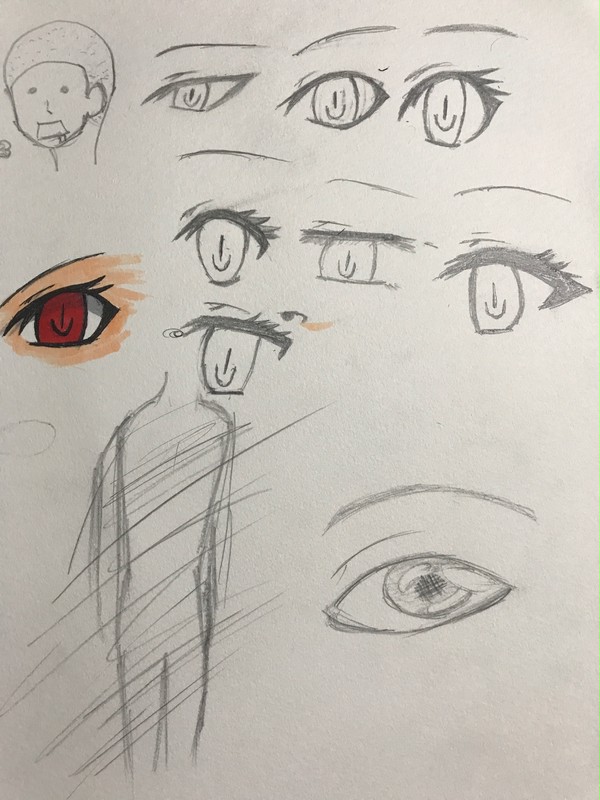 適当に目を描いて見た