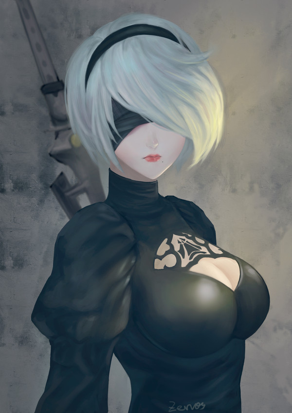2B 塗鴉