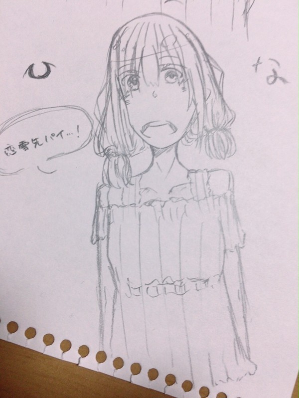 雛ちゃんのお誕生日だったので描いてみた。