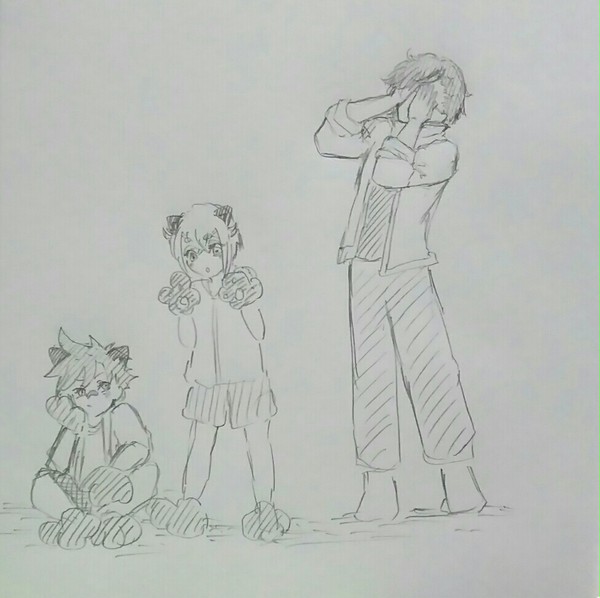 来派落描き