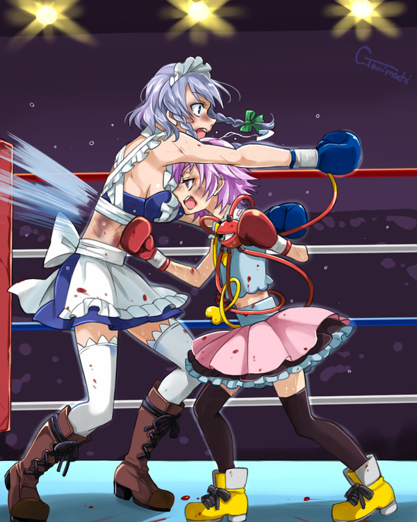 東方ボクシング　さとりVS咲夜