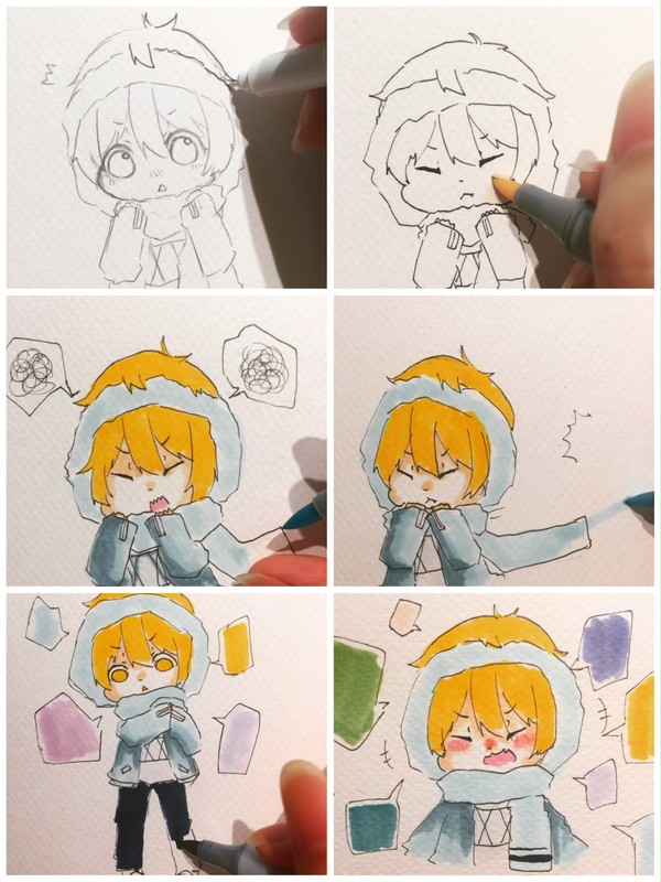 幫煩煩上色