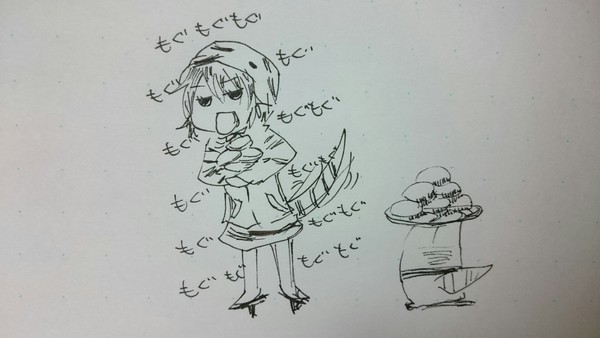 じゃぱりまんをひたすら食べてるだけのツチノコちゃん