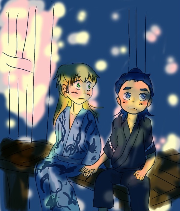 夏祭りの夜