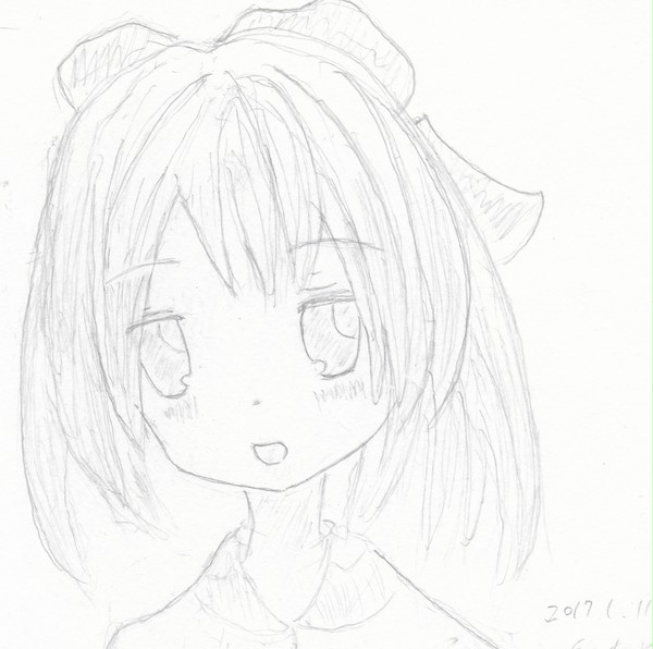 投稿テスト　アナログ絵　オリジナル