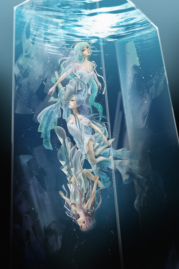 aquarium girl.