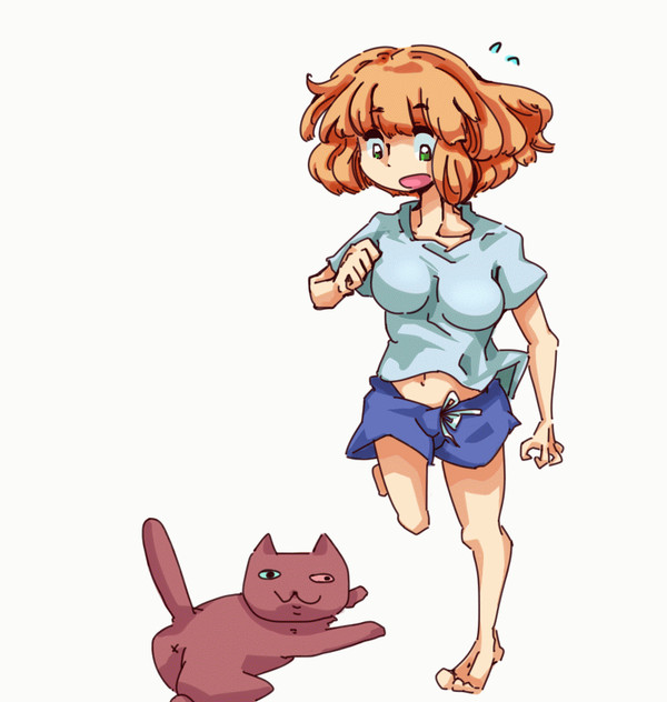 鈴木みかんとネコ