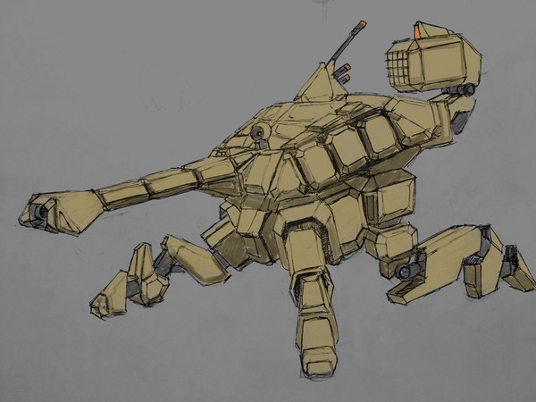 妄想4脚戦車