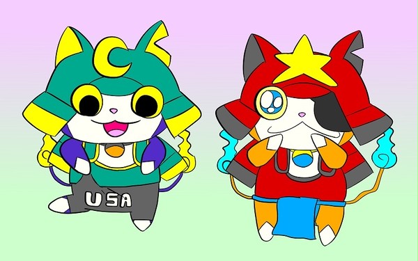 武士猫たちの異文化交流