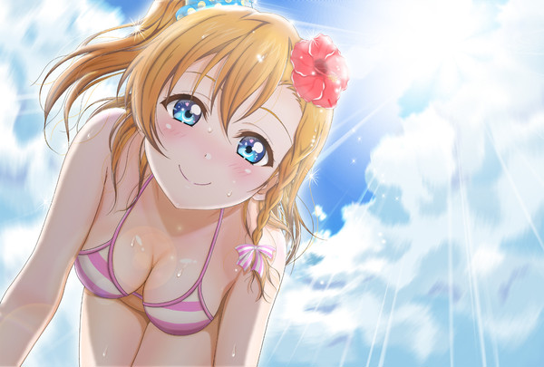 え～！もう休んじゃうの！？もっと泳ごうよ！！♡