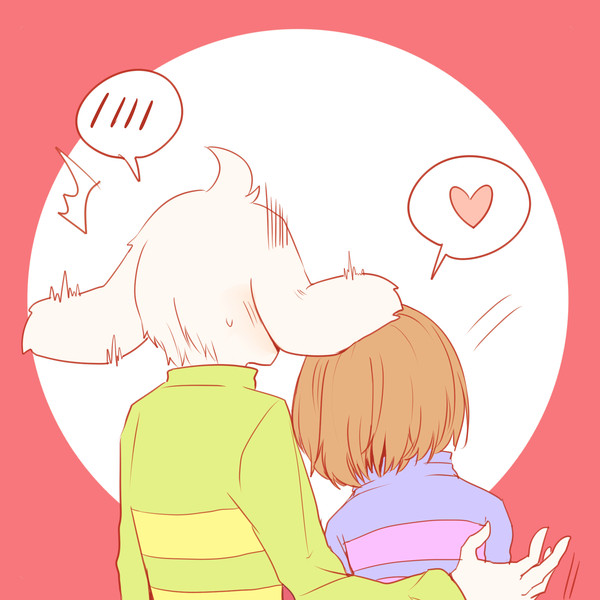 asriel x frisk LOG7