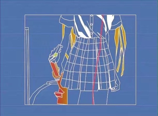 覆面系,有栖川仁乃,JK制服,CAD