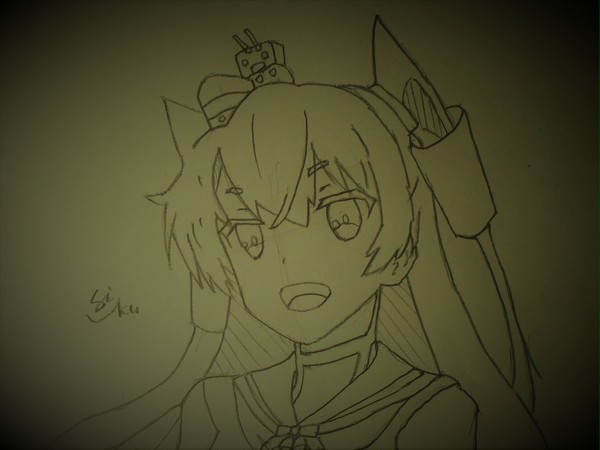艦隊これくしょん＜駆逐艦＞天津風　模写