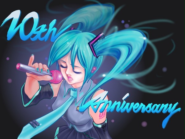 初音ミク10周年記念イラスト