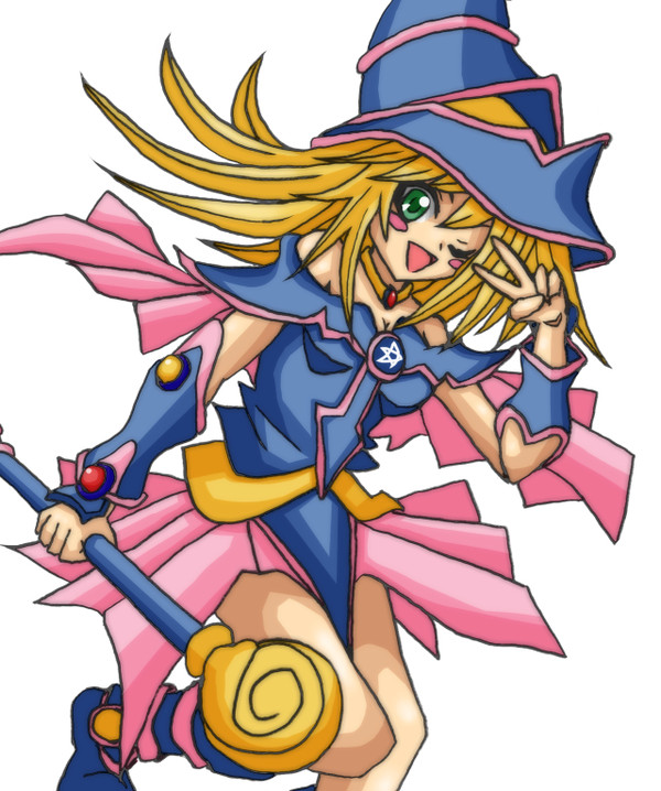 ブラック・マジシャン・ガール描きました!