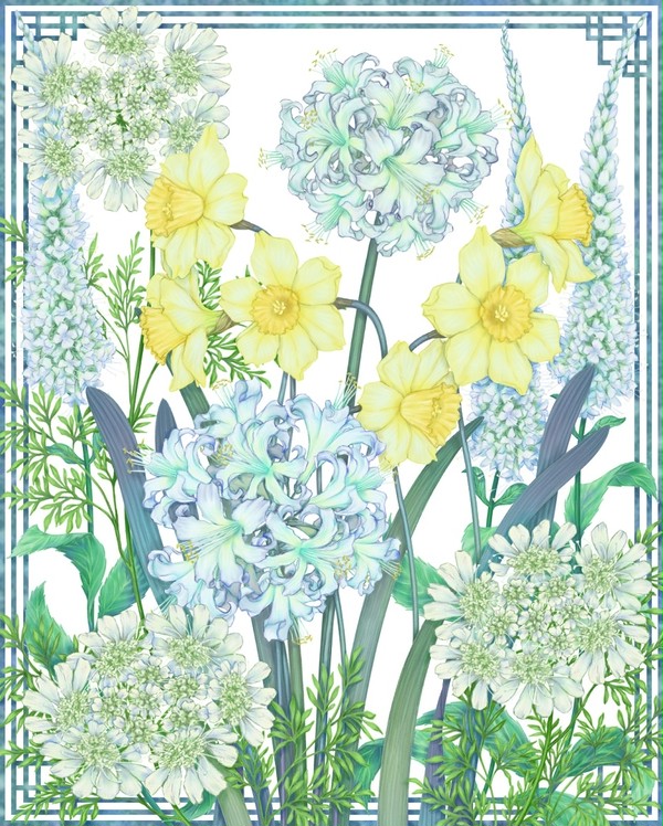 Fleurs blanches