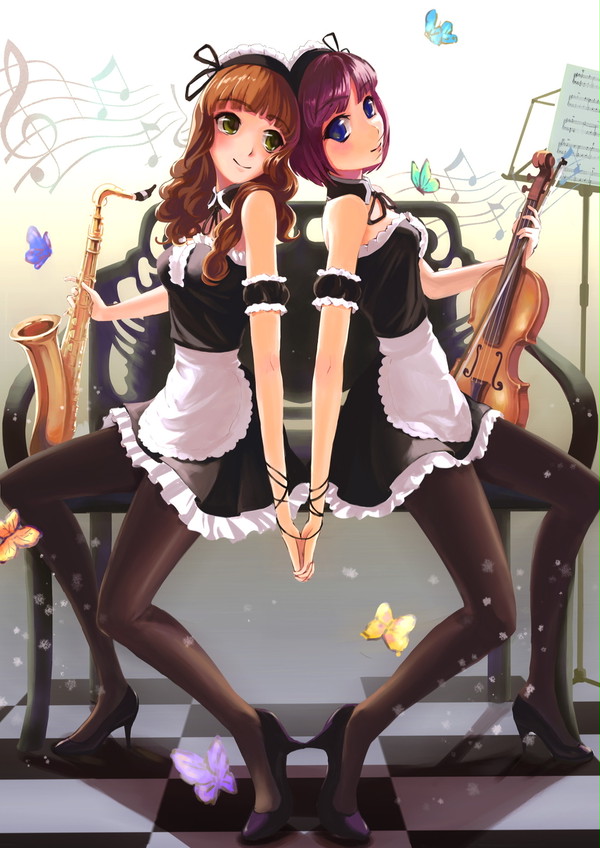二人 メイド