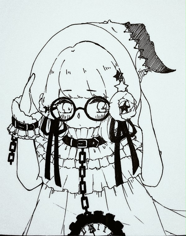 コクリコットブランシュ。手绘