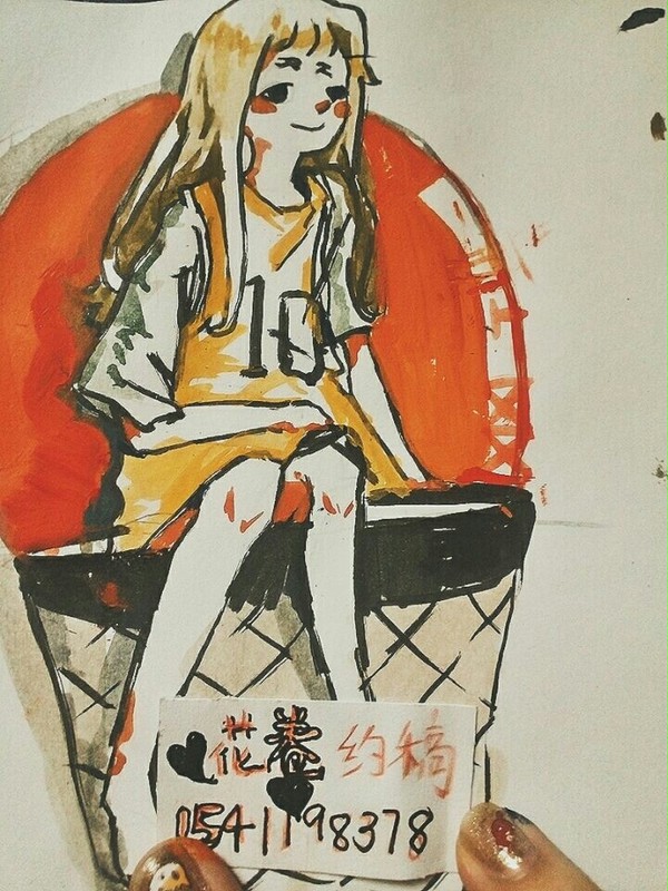 可爱的少女