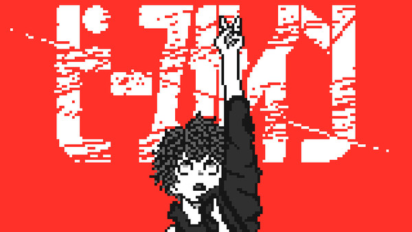 ピースサイン限定版CDジャケット　ドット絵