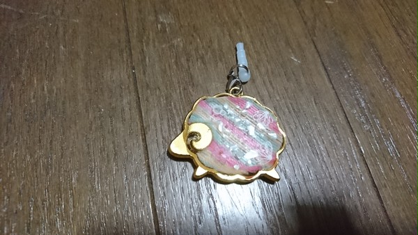 カラフル毛糸羊のイヤホンジャック作ってみた(*・∀・*)ノ