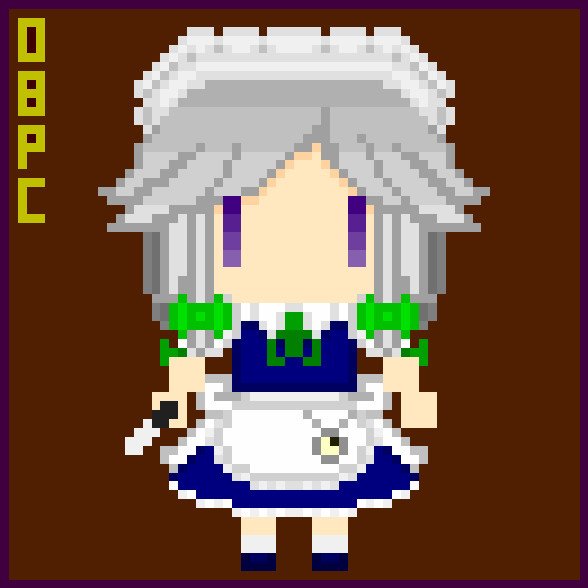 永夜抄全員のドット絵~紅魔組(1)