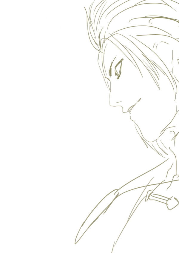 白背景落書き