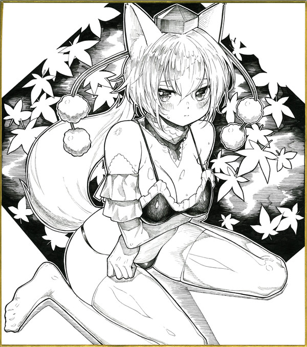 色紙⑩　椛