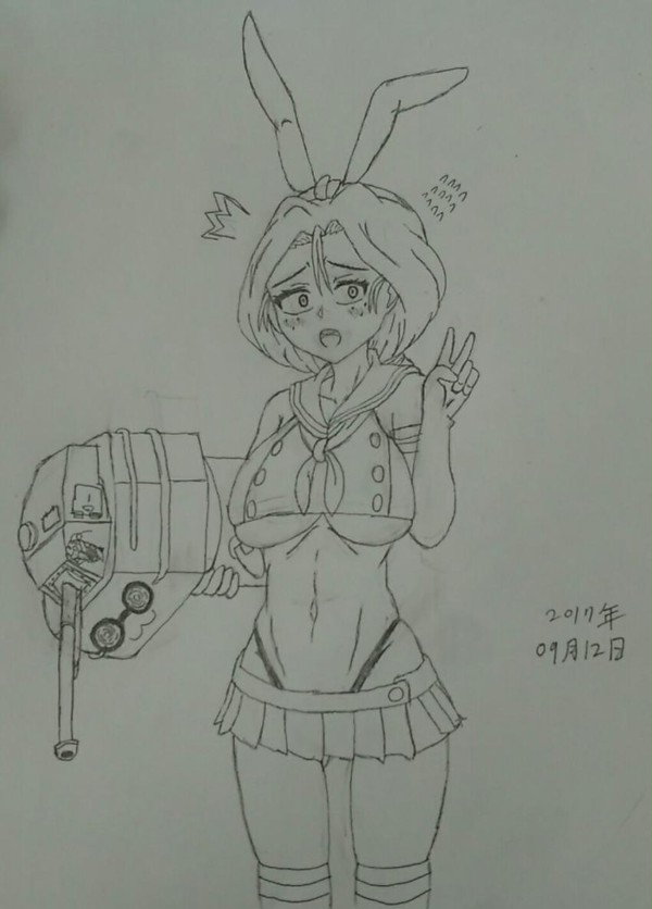 Shimakaze cosplay piyotan
