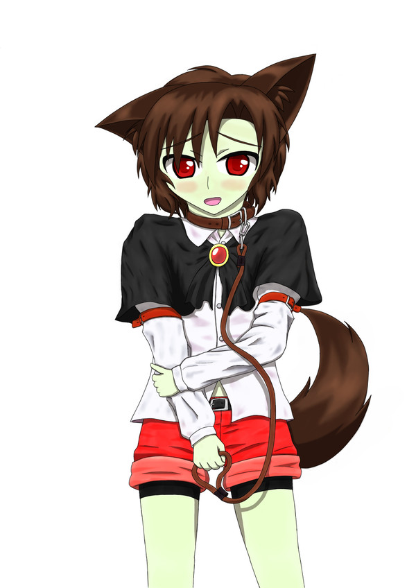 首輪付き影狼くん