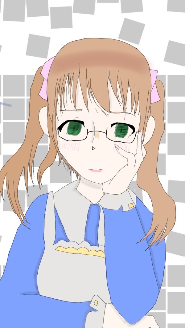 考え事中のローザ