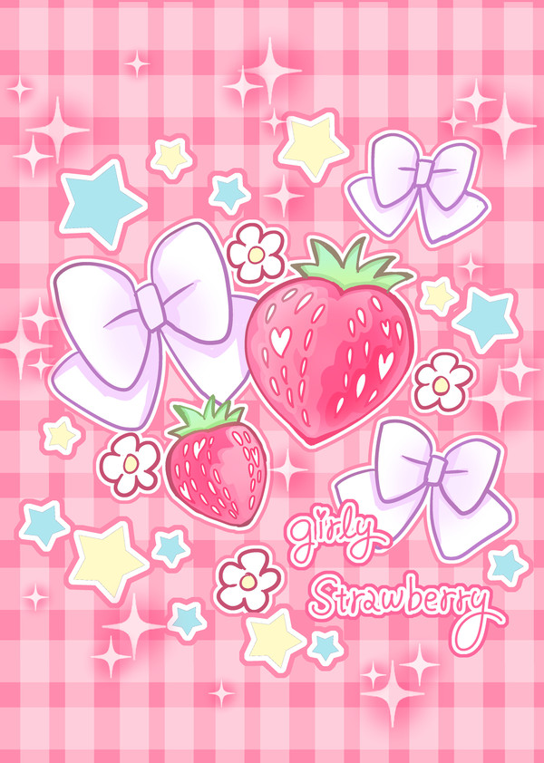 LINE着せかえ「Girly　strawberry」
