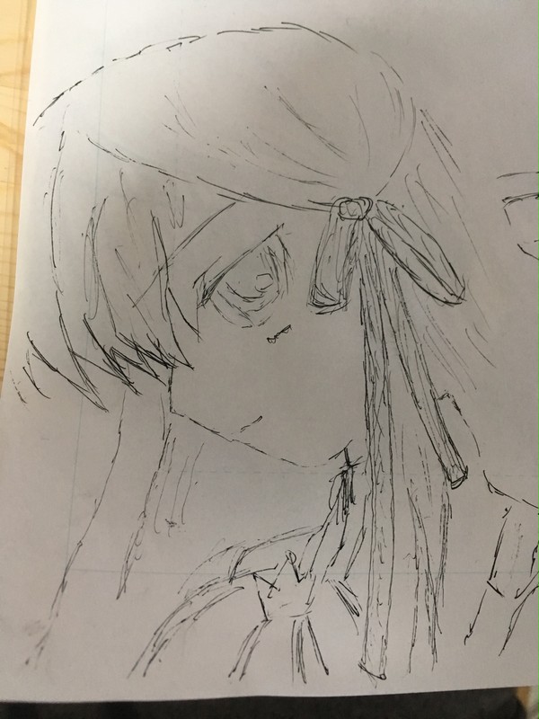 はじめて描きました
