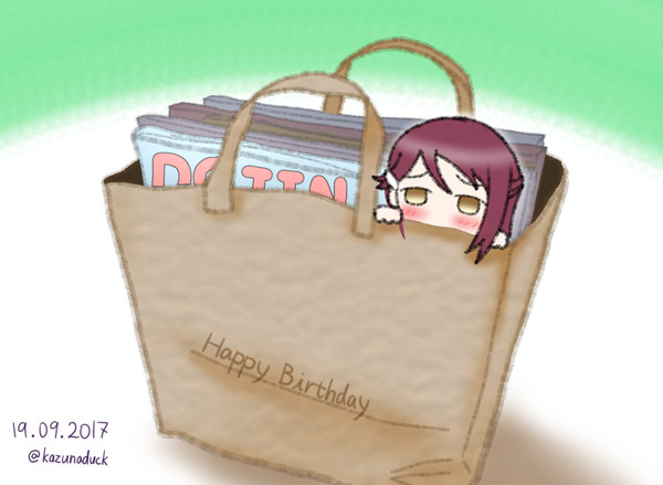 誕生日が恥ずかしくて小さくなっちゃった内さん