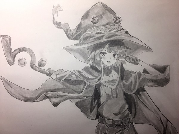 めぐみん描いてみた