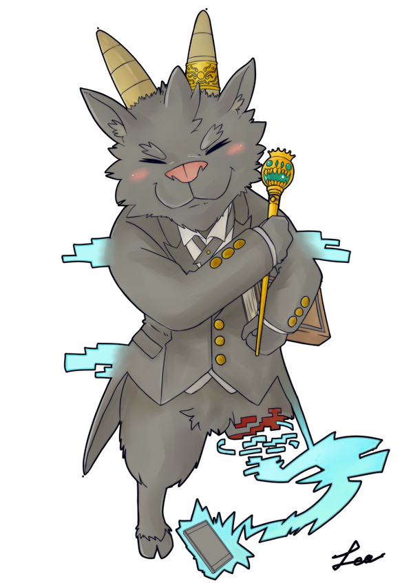 可愛い使い魔描いてみた