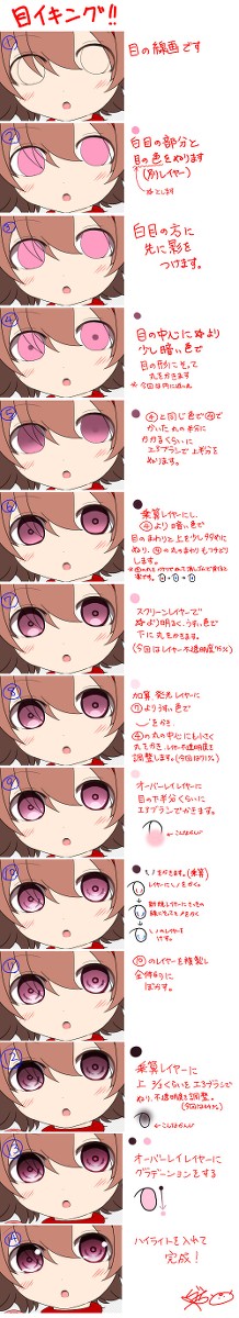 おめめメイキング